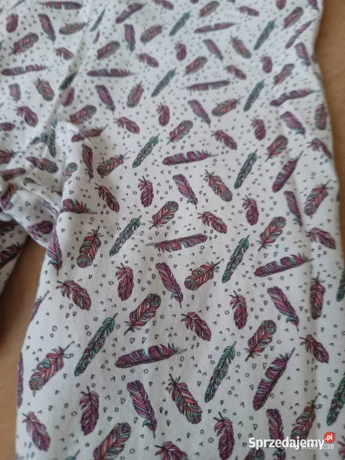 Krótkie legginsy getry Lupilu piórka Spodnie Szczecin