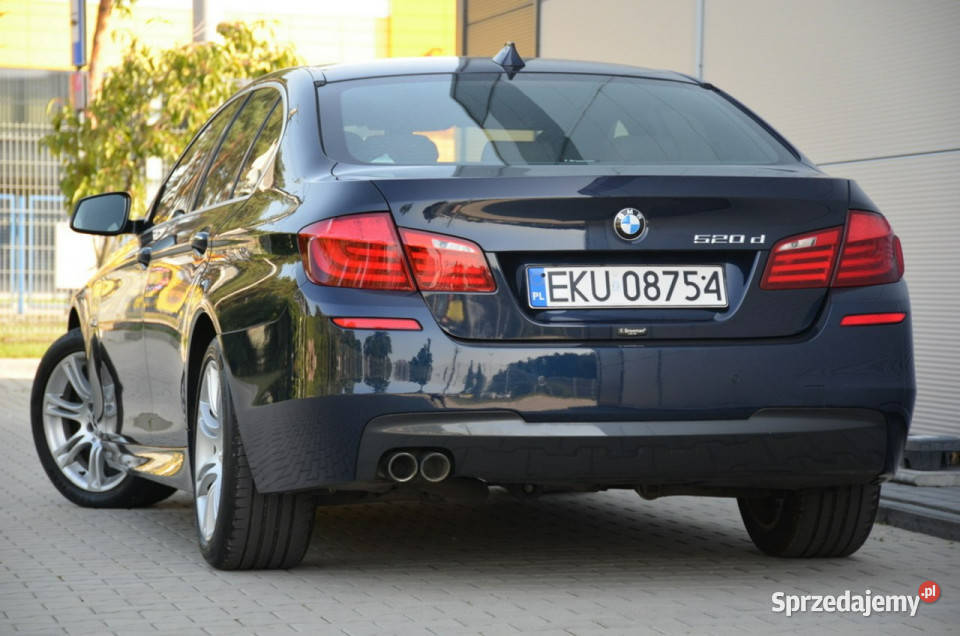 BMW 520 Zarejestrowana 520D Lift MPakiet 6WB światła do jazdy dziennej łódzkie sprzedam