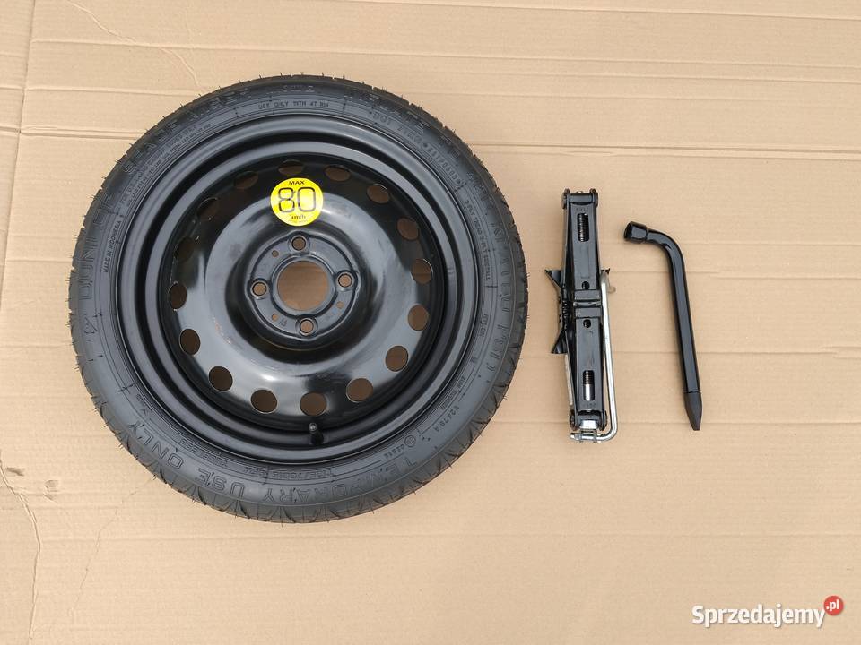 KOŁO DOJAZDOWE DOJAZDÓWKA 15 NISSAN NOTE ZESTAW wielkopolskie Miejska Górka