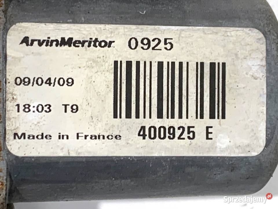 PODNOŚNIK SZYBY LEWY PRZÓD NISSAN NOTE E11