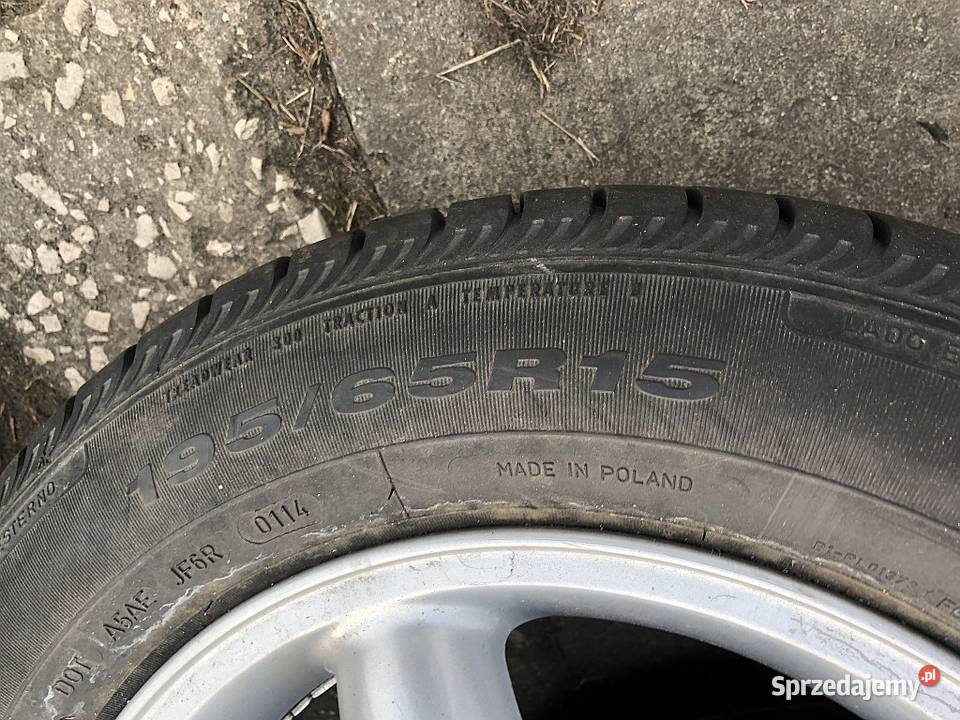 Alufelgi 15 Opel Vectra Zafira Opona Letnia Łódź