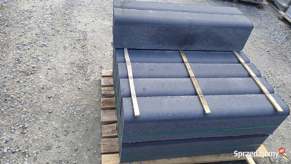 Krawężnik najazdowy krawężniki betonowe obrzeża Obrzeża i palisady Myślenice