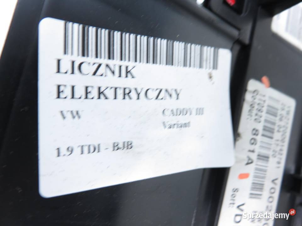 LICZNIK VW CADDY III 19 TDI 1T0920861A