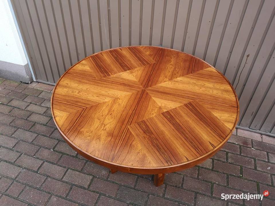 Stolik Ława Okrągły ARTDECO Unikat Antyk Stary wielkopolskie Swarzędz