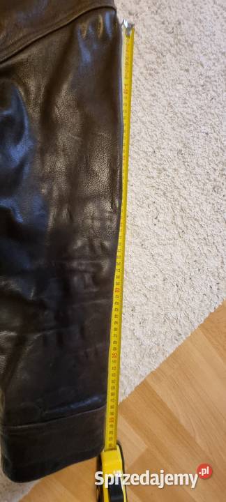 Kurtka skórzana w kolorze brązowym brązowy/beżowy Grójec sprzedam