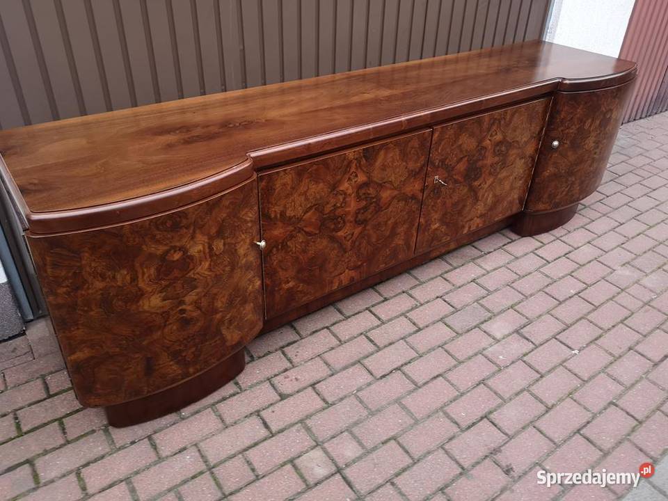 Komoda RTV ARTDECO Solidna Orzech Niska Stara wielkopolskie Swarzędz