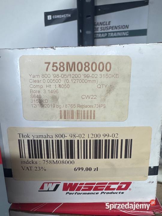 Tłok skuter wodny Yamaha 800 nadwymiar lubelskie Lublin