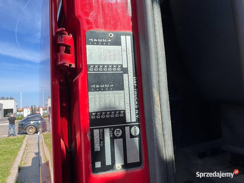 Hakowiec 6x2 Daf XF mazowieckie Warszawa sprzedam