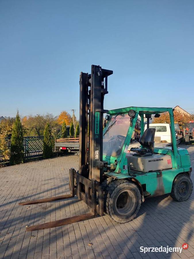 Wózek widłowy Mitsubishi diesel 5 ton udźwigu Sośno