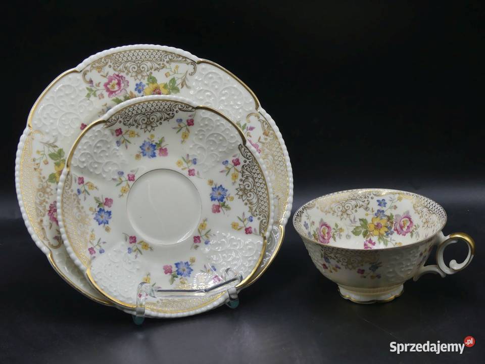 Komplet śniadaniowy Sorau Żary piękne ucho 1928 wielkopolskie Poznań
