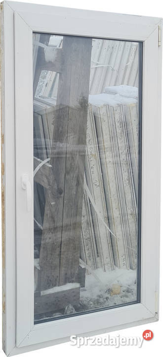 OKNO KacprzaK 76x142 OKNA Używane Plastikowe PCV Lublin