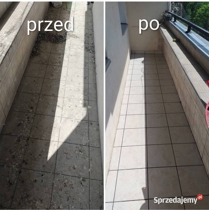 Czyszczenie Balkonów Gołębiach i tarasów Kraków Dezynfekcja i sterylizacja