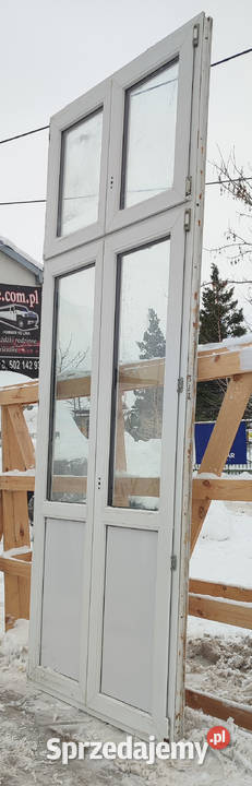 OKNA KacprzaK Okno TARASOWE 109X292 Używane PCV lubelskie Lublin sprzedam