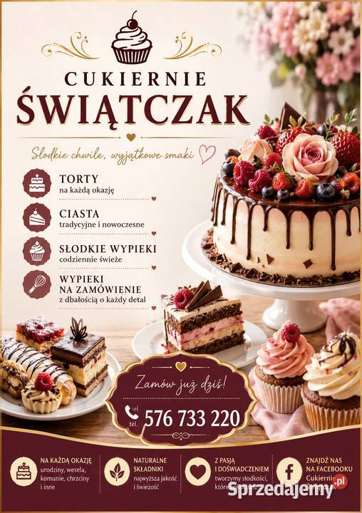 Cukiernie Świątczak obsługa imprez na słodko Łódź