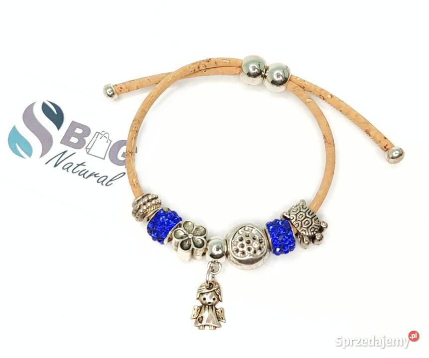 Bransoletka korkowa Charms z korka wegańska z małopolskie Kraków