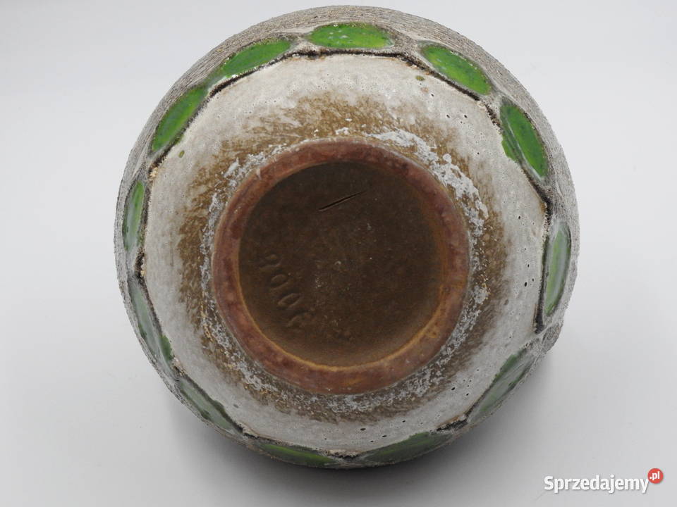Kolekcjonerski wazon niemiecki lava sygnowany Inowrocław sprzedam