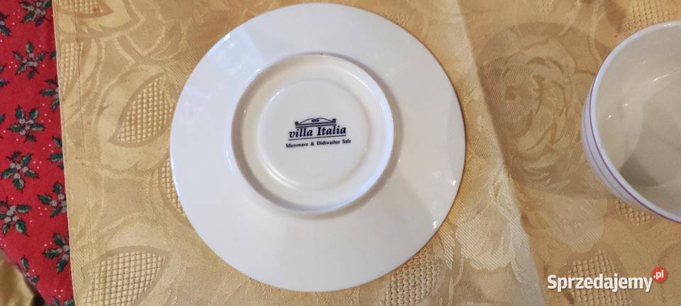 Filiżanka do herbaty porcelana Villa Italia ecru