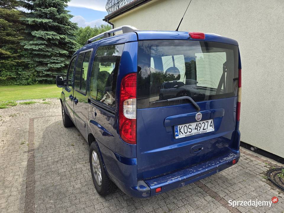 Fiat Doblo benzyna 14 MPI 8V 2007 wersja 7 77KM Kęty