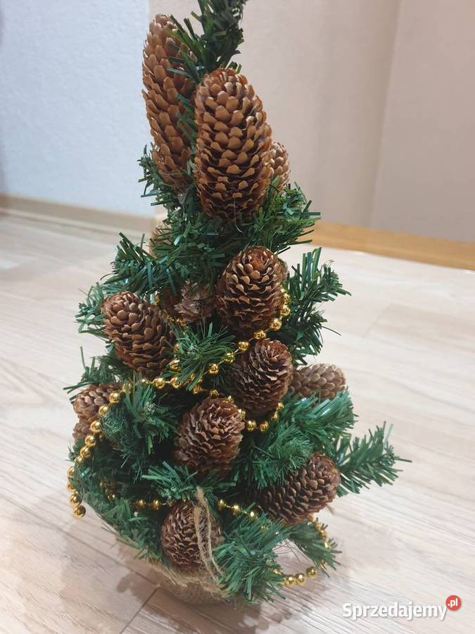 Mała choinka sztuczna naturalne szyszki 40 mazowieckie Radom