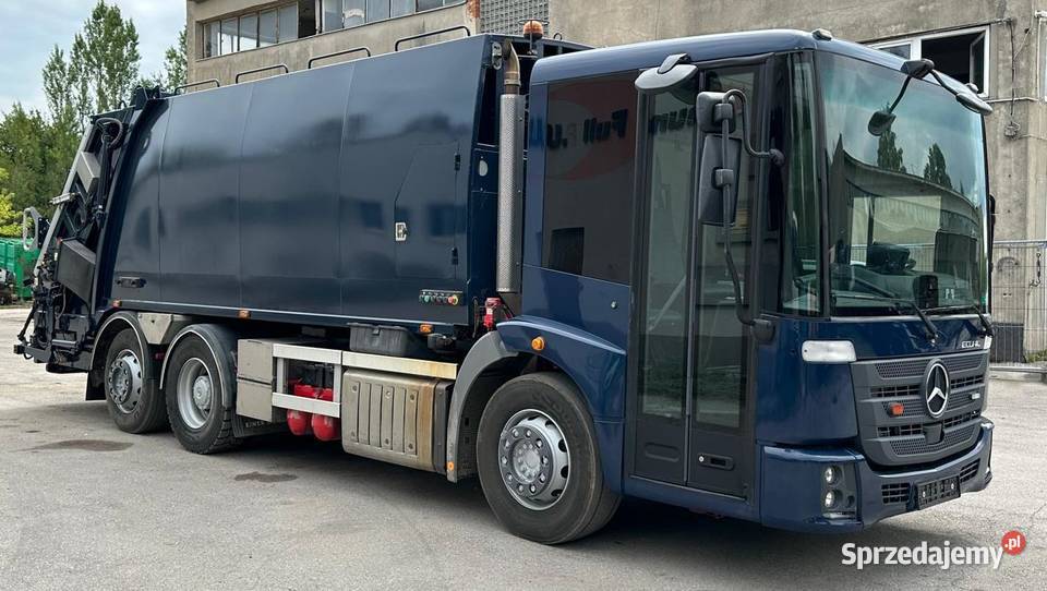 Mercedes Econic śmieciarka 2 komory NTM euro6 Nowiny