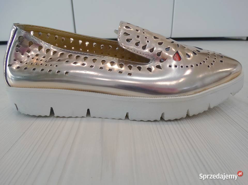 Buty Damskie Półbuty Lordsy Loafersy Marka podlaskie Łomża