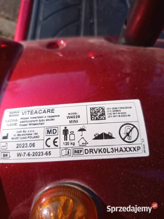 Wózek inwalidzki akumulatorowy nie używany nowy Trzcinica sprzedam
