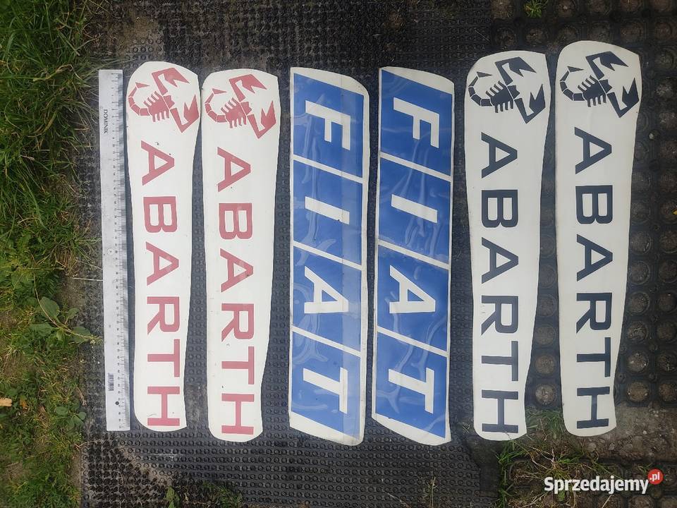 Naklejkiemblematy Abarth i Fiat Inowrocław