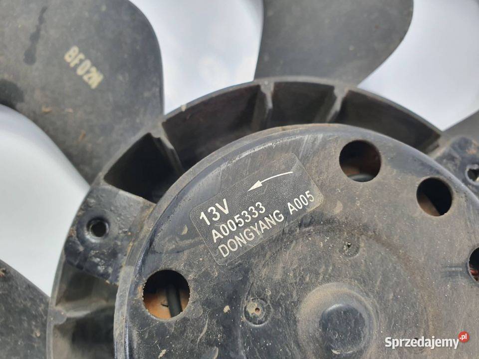WENTYLATOR CHŁODNICY CHEVROLET AVEO A005333 osobowe Lipno