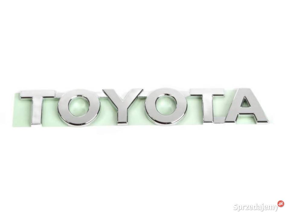 TOYOTA Hilux Chromowany emblemat logo tyl