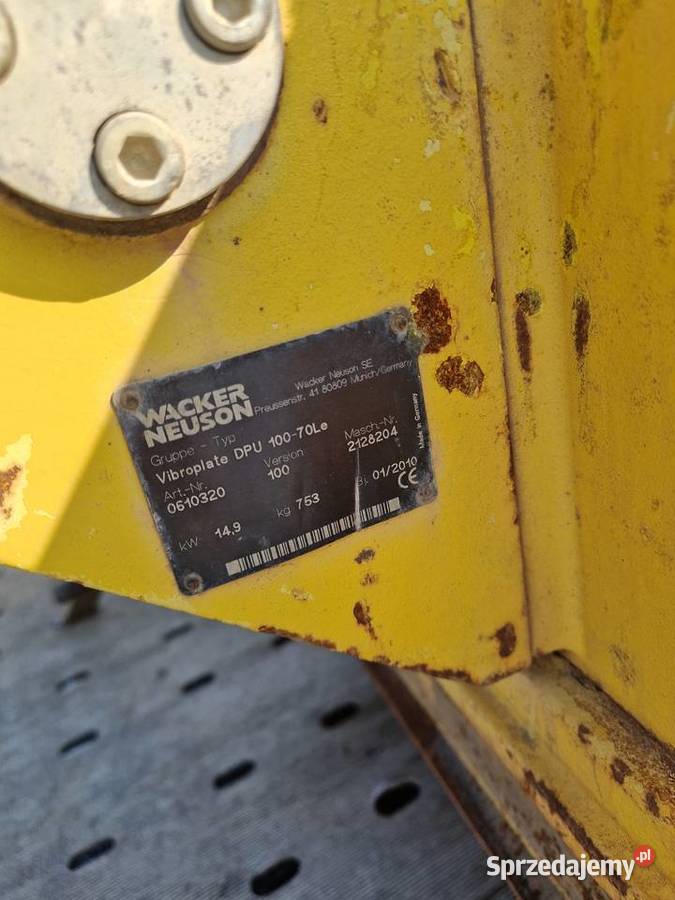 Zageszczarka Wacker zagęszczarki 3 z Niemiec Zgorzelec sprzedam