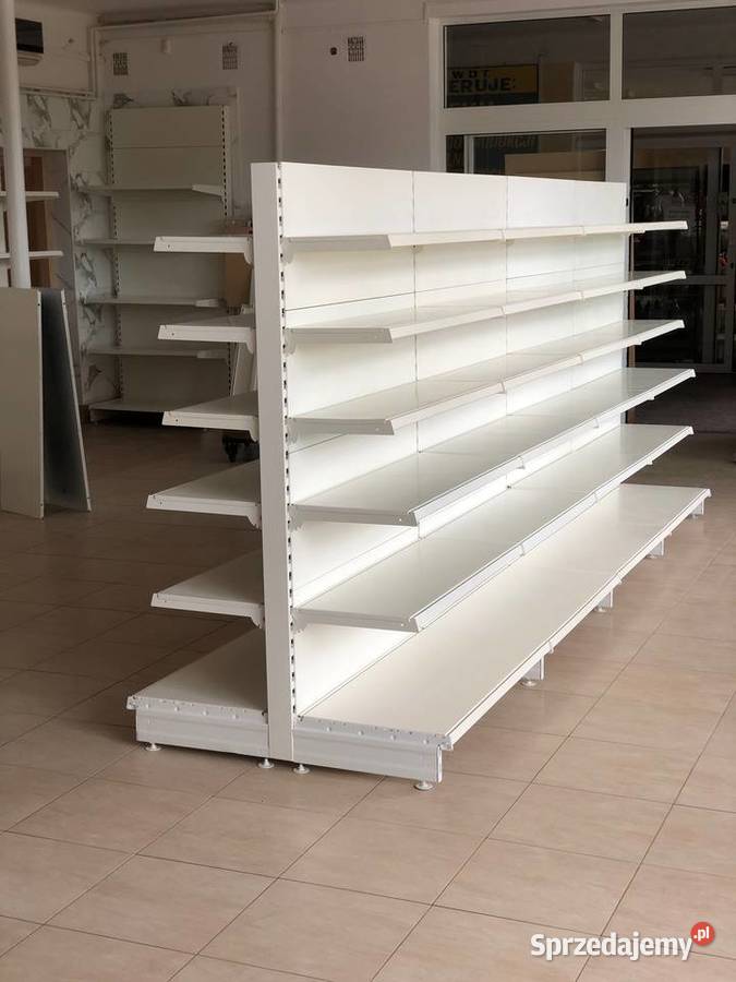 REGAŁY SKLEPOWE METALOWE gondola środkowy regał mazowieckie