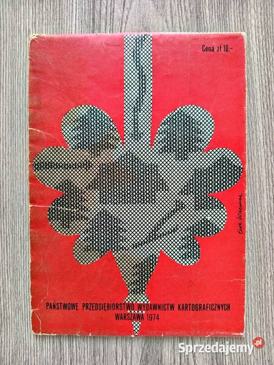 Plan Zakopanego Plan Miasta Zakopane PRL miękka