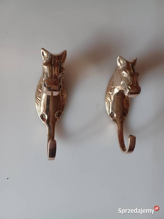 Mosiężny masywny wieszak koń Kolekcja wielkopolskie Poznań sprzedam