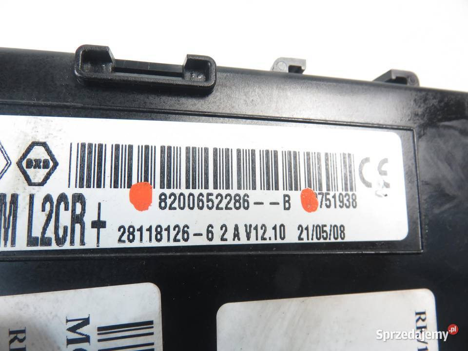 MODUŁ BCM RENAULT MODUS 8200652286B małopolskie