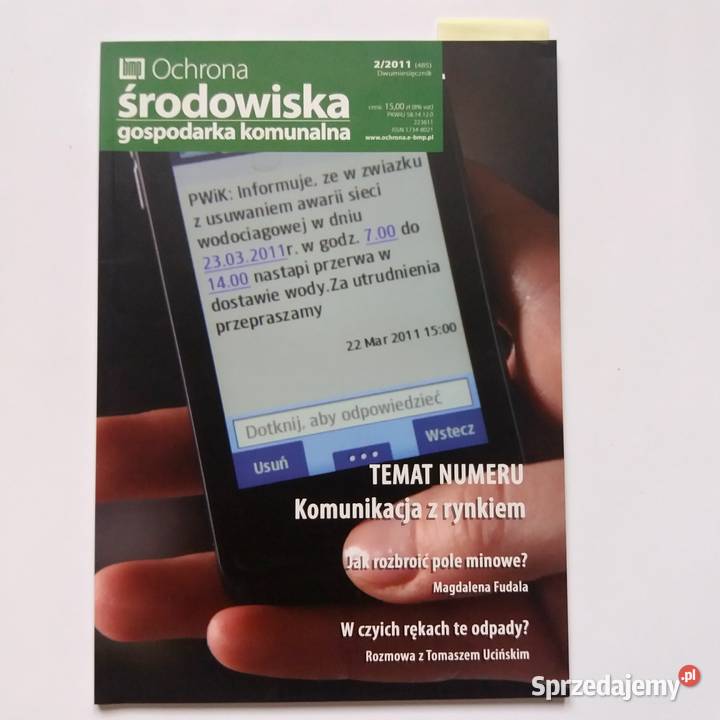 Ochrona Środowiska Gospodarka Komunalna 22011 Rok wydania 2011 Łódź