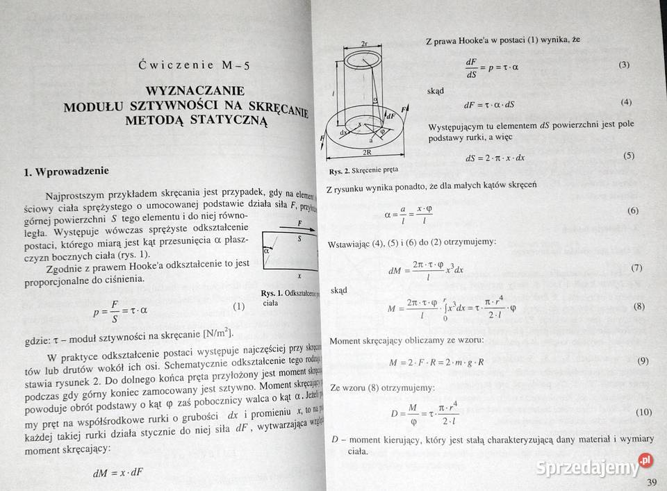 Ćwiczenia laboratoryjne z fizyki Irena Lasocka Rok wydania 2004 Chełm