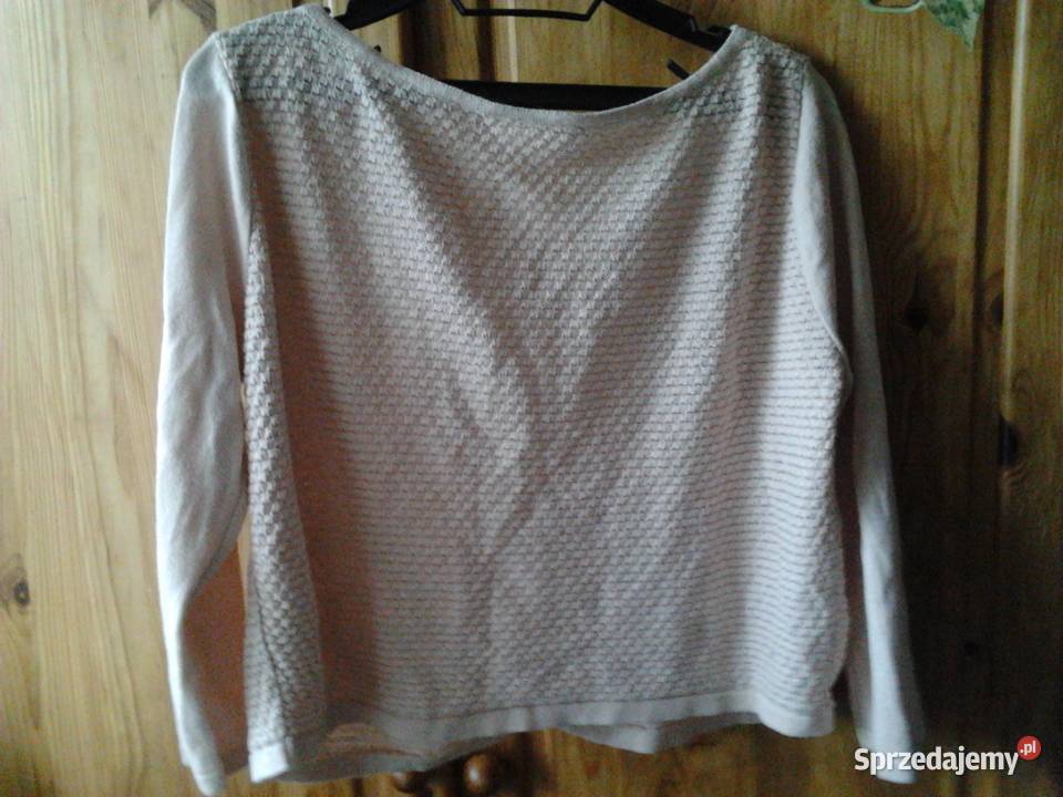 Sweter zapinany na gorze wszyta delikatna złota Rozmiar 38(M) Kraków