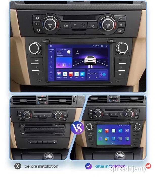 Radio Android 12 BMW E90 E91 E92 E93 wifi Ożarowice