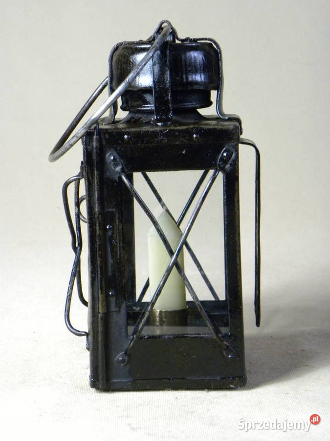 Niemiecka lampa świecowa Gerorga Mullera przełom Legnica