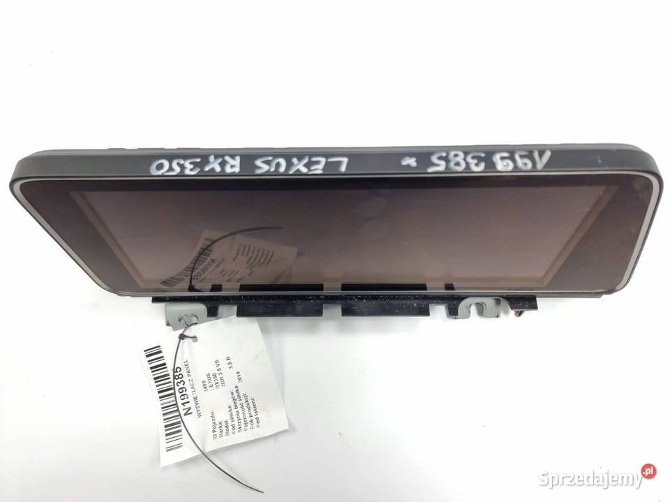 WYŚWIETLACZ PANEL LEXUS RX350 8329048151 kujawsko-pomorskie Lipno sprzedam