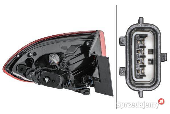 Renault Scenic XFE 16 Lampa tylna prawa HELLA łódzkie Łódź
