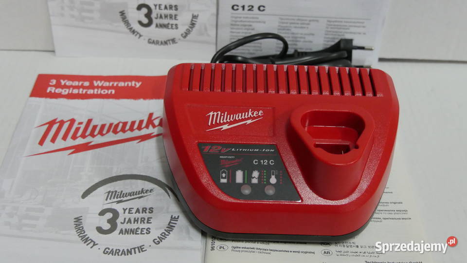 MILWAUKEE ladowarka M12 C12c zasilacz prostownik Baszkówka