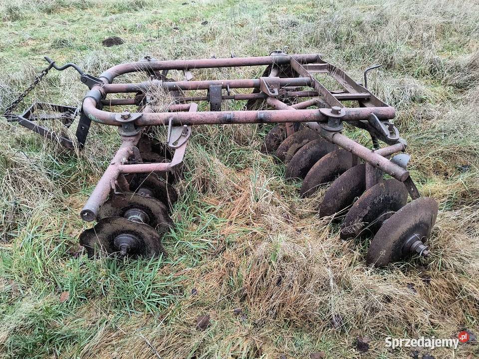 Brona talerzowa Unia Grudziądz zabytkowa Brony Karwno