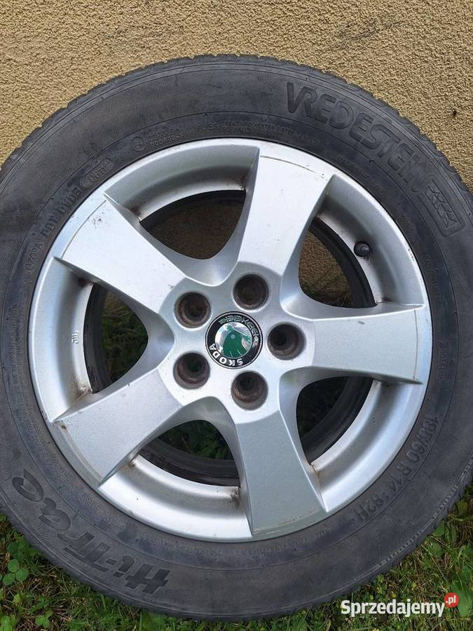KOŁA FELGI ALUMINIOWE R14 5X100 ET 43 SKODA Sobienie-Jeziory sprzedam