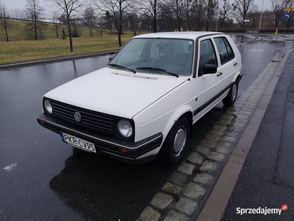 VW GOLF II 18 KLIMATYZACJA welurowa tapicerka Wrocław