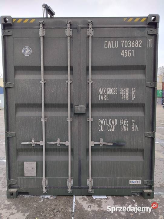 Kontener Morski Magazynowy 40HC nowy One Way 12m Warszawa