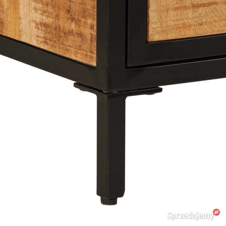 Szafka nocna 40x30x525 surowe drewno mango Warszawa
