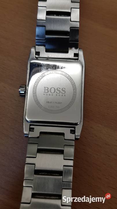 Męski zegarek prostokątny Hugo Boss śląskie Chorzów sprzedam