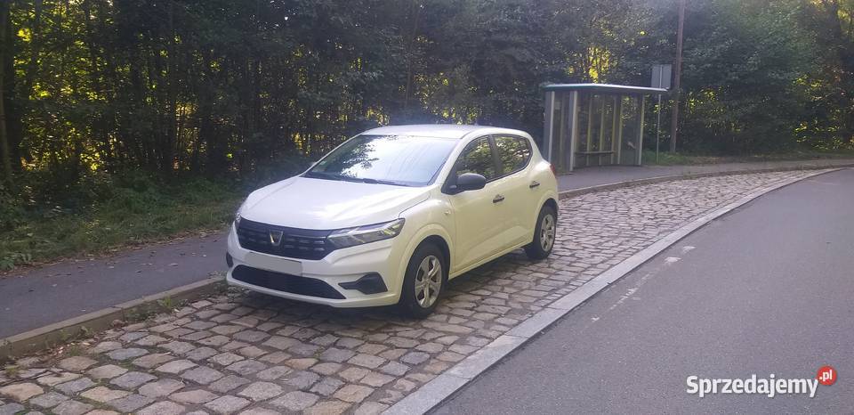 Dacia Sandero 10 SCe 2022 biały dolnośląskie Wałbrzych