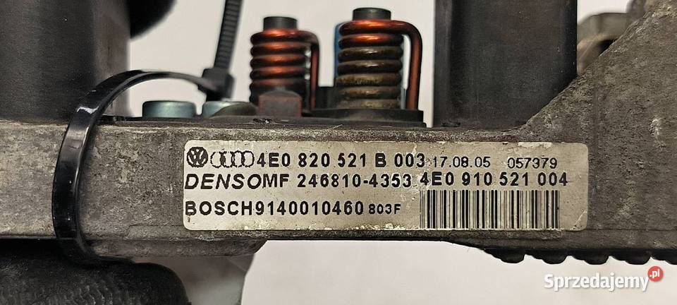 REZYSTOR AUDI A8 D3 4E0820521B Pozostałe Lipno